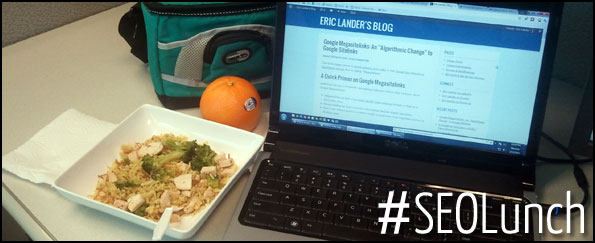 #SEOLunch for Monday, March 12, 2012